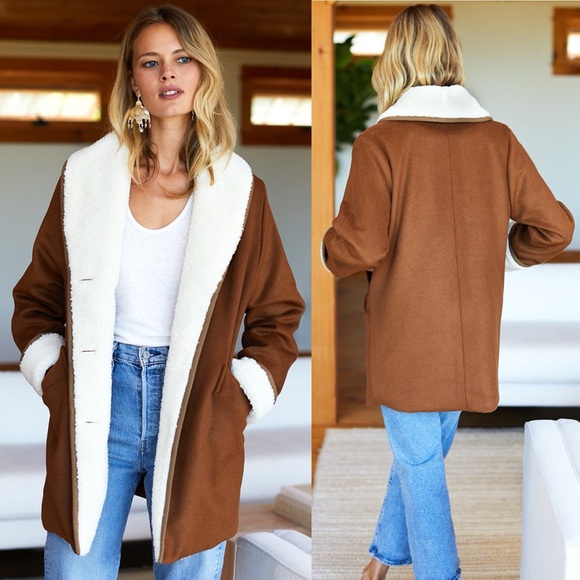 Emerson Fry Camel Wool/Cashmere “Orchard” Coat - Picture 1 of 7